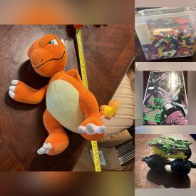 MaxSold Auction: This online auction features small kitchen appliances, Star Trek books, games, cookbooks, comics, vinyl records, monster truck toys, Legos, NIP HotWheels, and more!